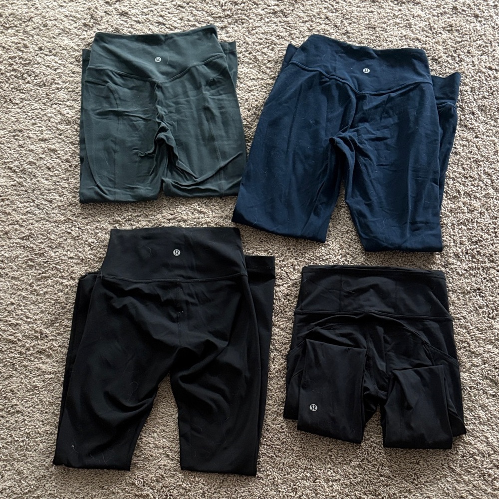 4 pairs of Lululemon Leggings Set Bundle